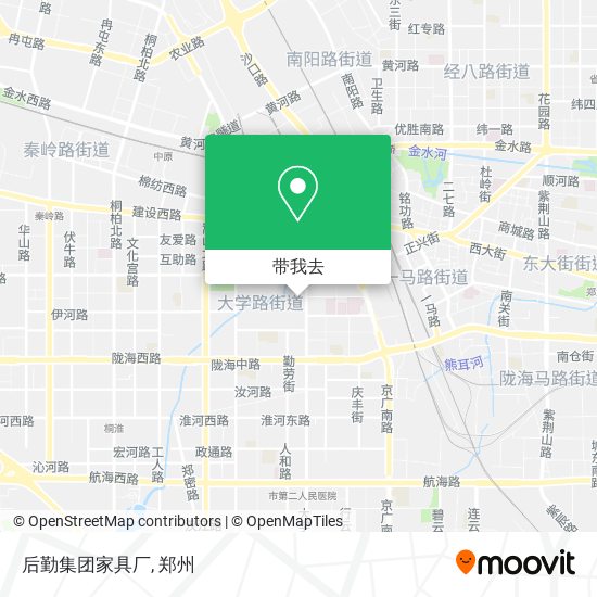 后勤集团家具厂地图