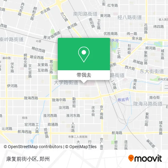 康复前街小区地图