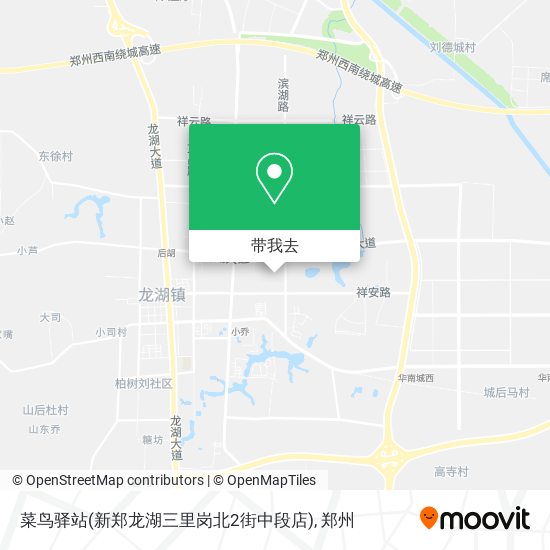 菜鸟驿站(新郑龙湖三里岗北2街中段店)地图