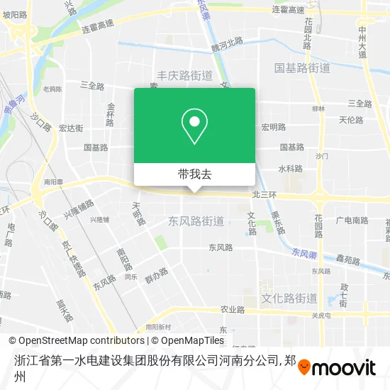 浙江省第一水电建设集团股份有限公司河南分公司地图