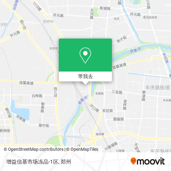 增益信基市场冻品-1区地图