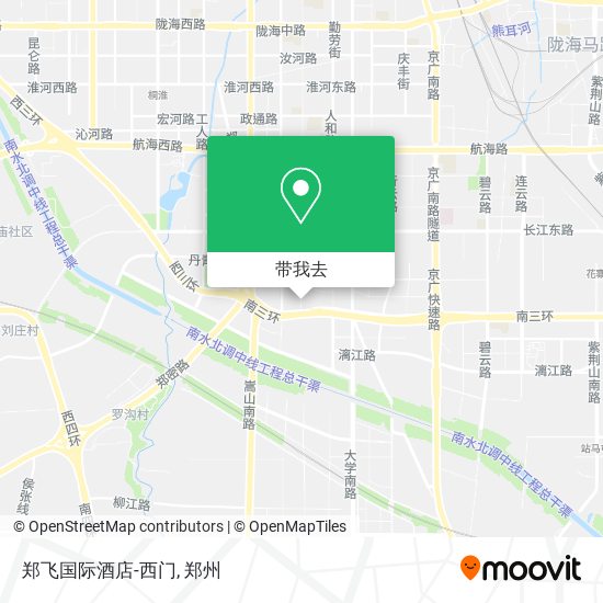 郑飞国际酒店-西门地图