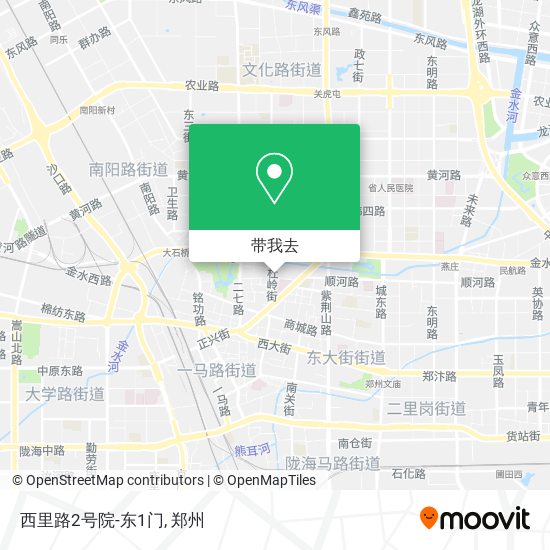 西里路2号院-东1门地图