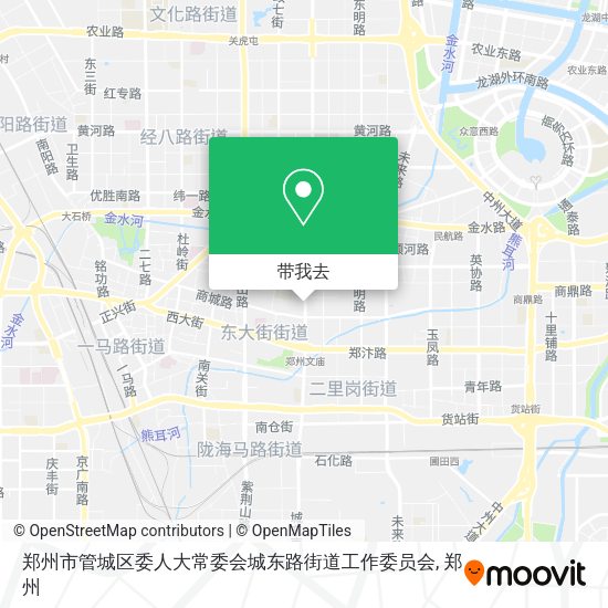 郑州市管城区委人大常委会城东路街道工作委员会地图