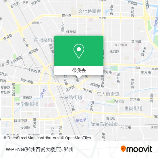 W·PENG(郑州百货大楼店)地图