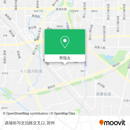 鼎瑞街与文治路交叉口地图