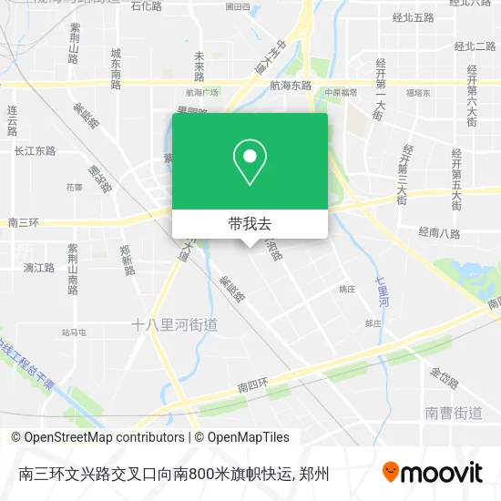 南三环文兴路交叉口向南800米旗帜快运地图