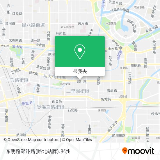 东明路郑汴路(路北站牌)地图