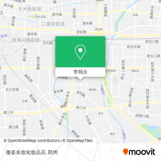 傲姿名妆化妆品店地图