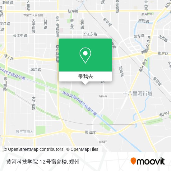 黄河科技学院-12号宿舍楼地图