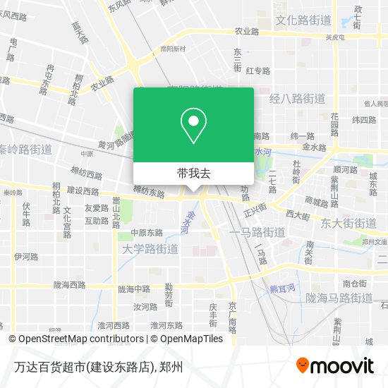 万达百货超市(建设东路店)地图