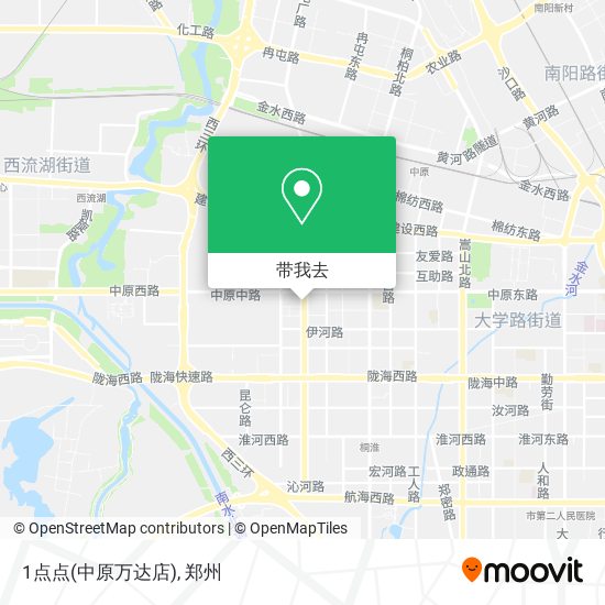 1点点(中原万达店)地图