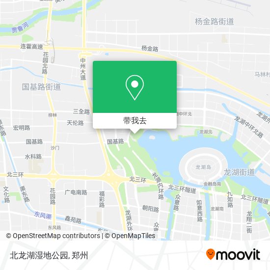北龙湖湿地公园地图