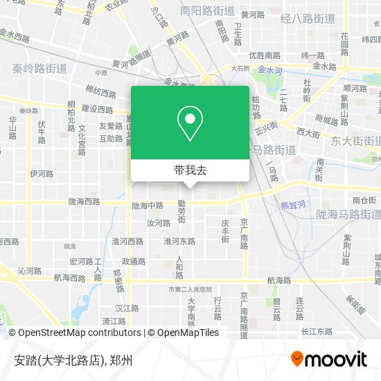 安踏(大学北路店)地图