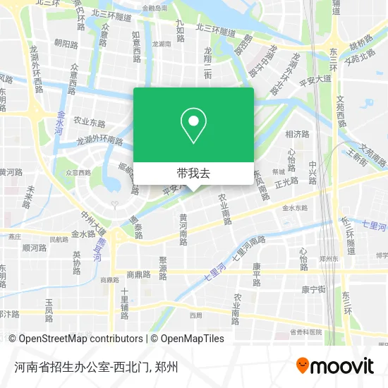 河南省招生办公室-西北门地图