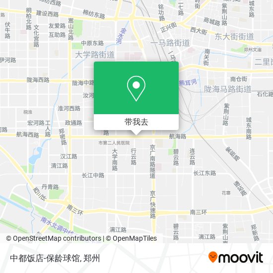 中都饭店-保龄球馆地图