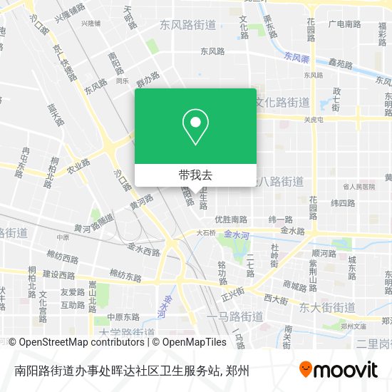 南阳路街道办事处晖达社区卫生服务站地图