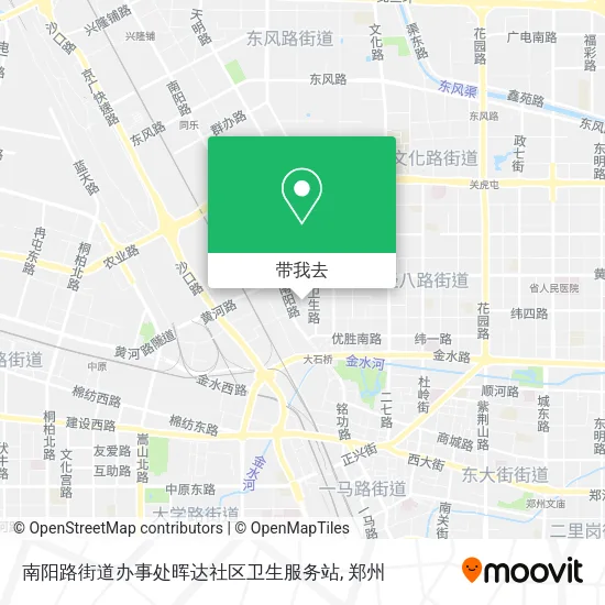 南阳路街道办事处晖达社区卫生服务站地图