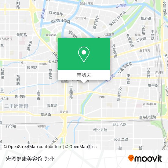 宏图健康美容馆地图
