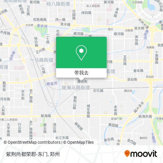 紫荆尚都荣郡-东门地图