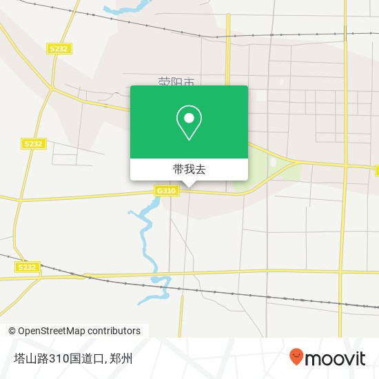 塔山路310国道口地图