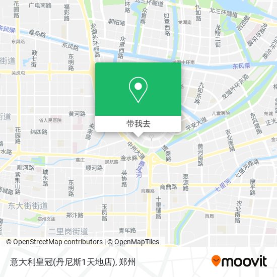 意大利皇冠(丹尼斯1天地店)地图