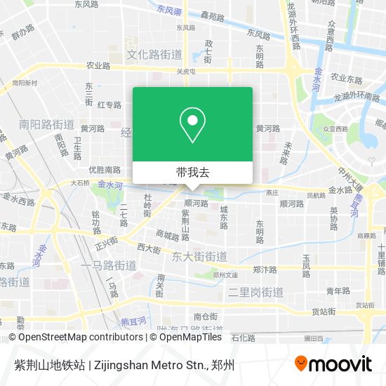 紫荆山地铁站 | Zijingshan Metro Stn.地图
