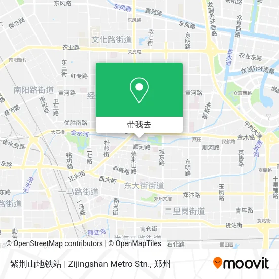 紫荆山地铁站 | Zijingshan Metro Stn.地图