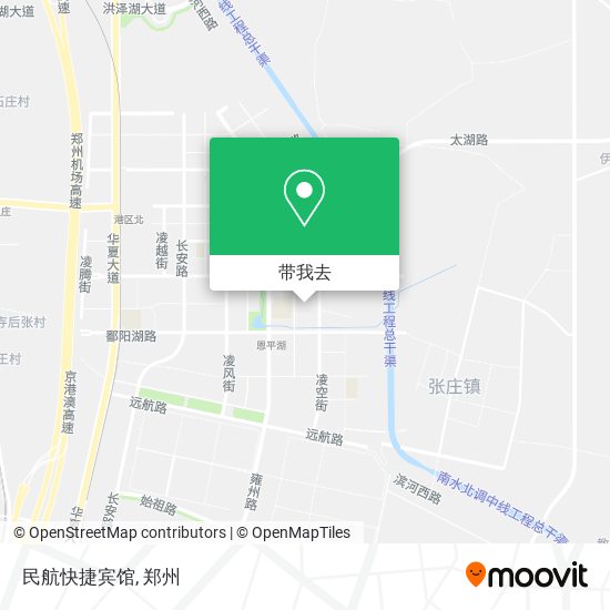 民航快捷宾馆地图