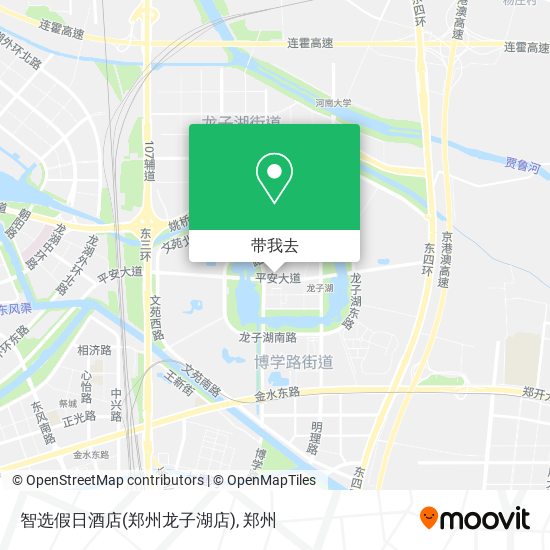 智选假日酒店(郑州龙子湖店)地图