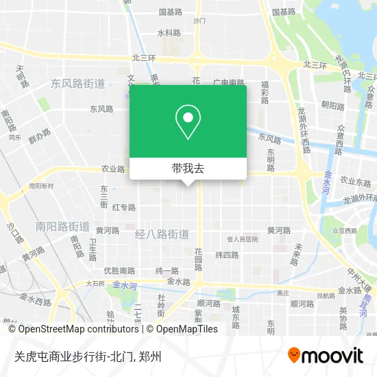 关虎屯商业步行街-北门地图
