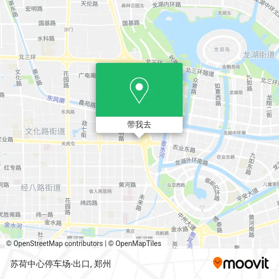 苏荷中心停车场-出口地图