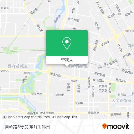 秦岭路5号院-东1门地图