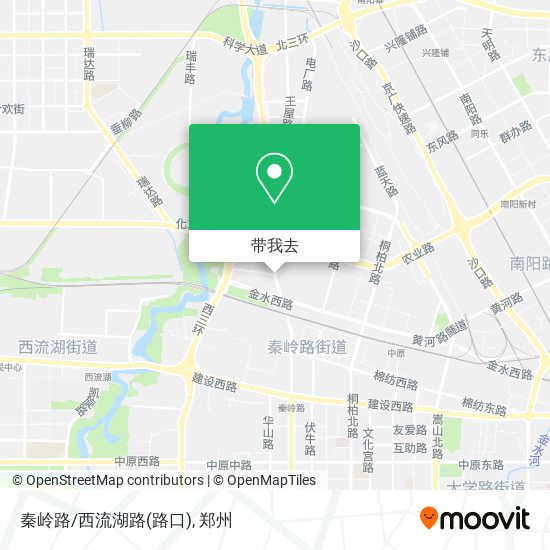 秦岭路/西流湖路(路口)地图