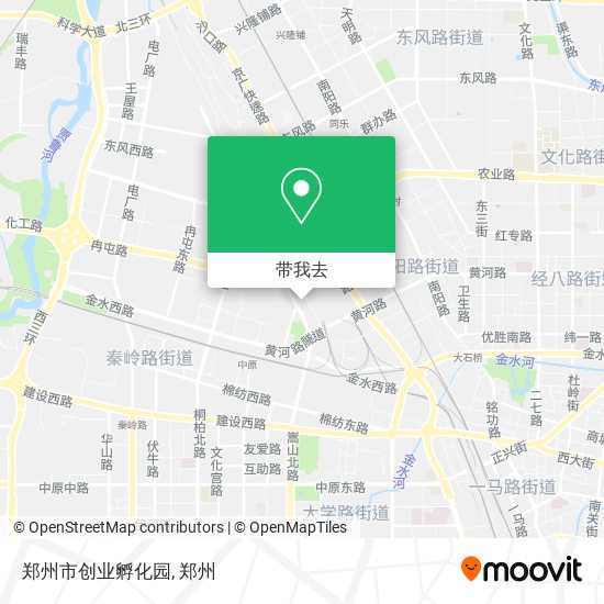 郑州市创业孵化园地图