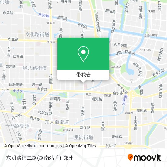 东明路纬二路(路南站牌)地图
