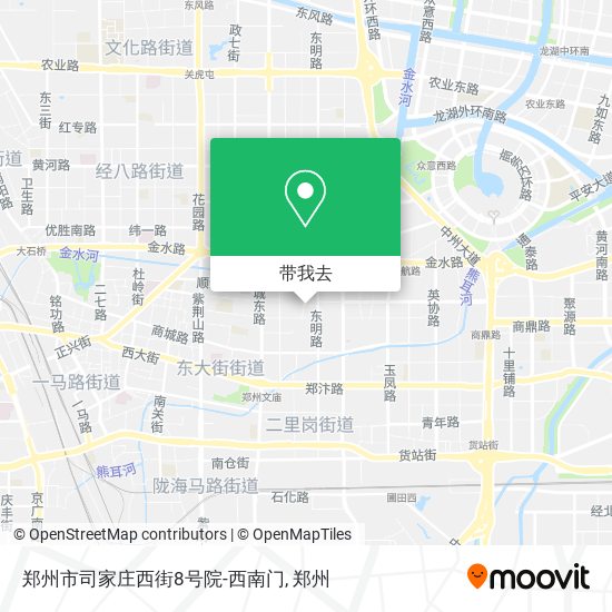 郑州市司家庄西街8号院-西南门地图