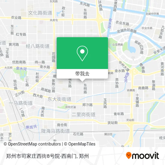 郑州市司家庄西街8号院-西南门地图