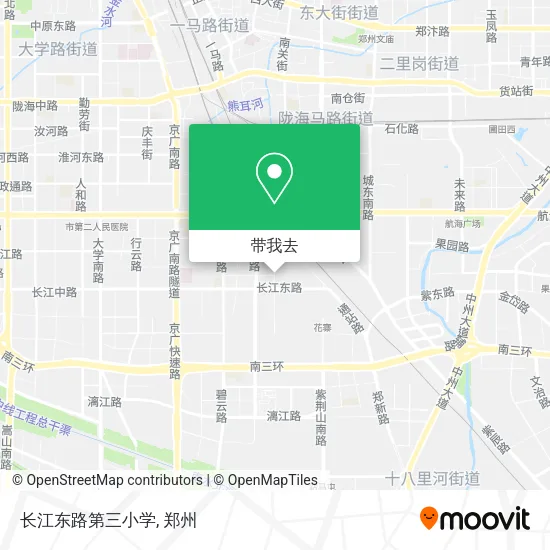 长江东路第三小学地图