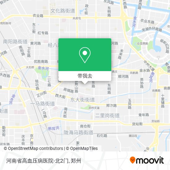 河南省高血压病医院-北2门地图