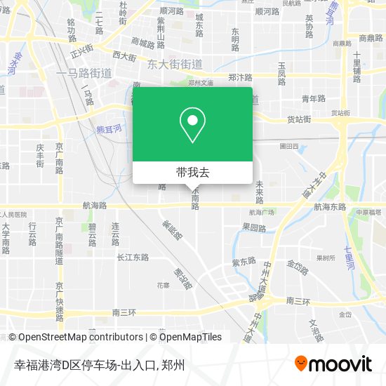 幸福港湾D区停车场-出入口地图