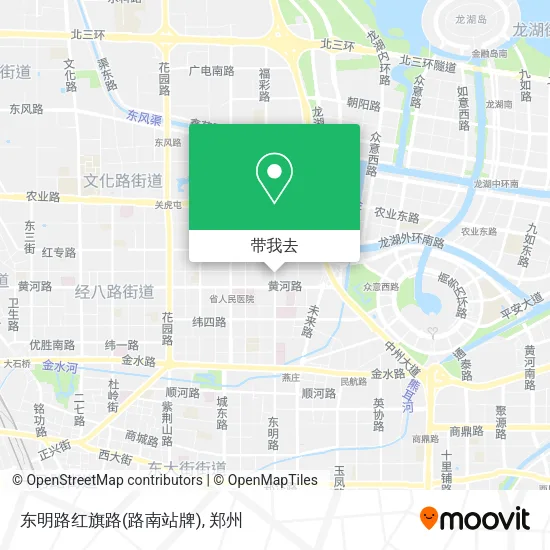 东明路红旗路(路南站牌)地图