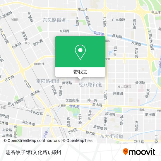 思香饺子馆(文化路)地图