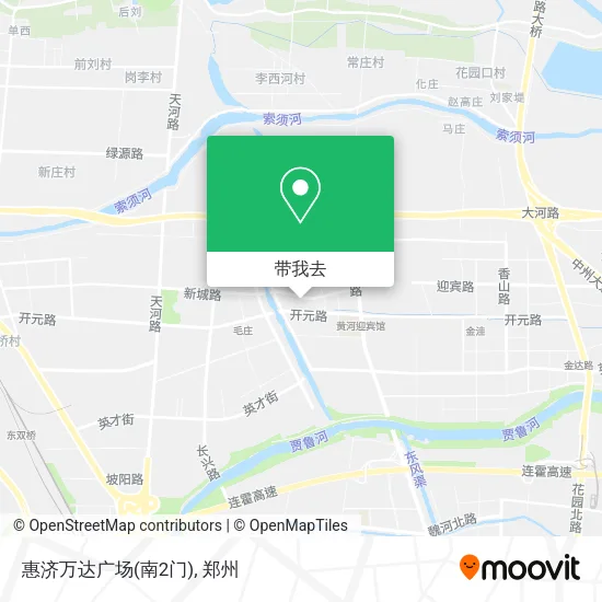 惠济万达广场(南2门)地图