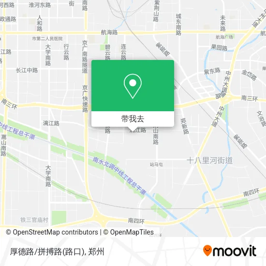 厚德路/拼搏路(路口)地图