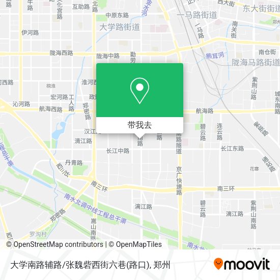 大学南路辅路/张魏砦西街六巷(路口)地图