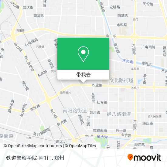 铁道警察学院-南1门地图