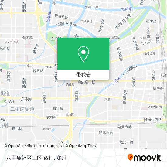 八里庙社区三区-西门地图