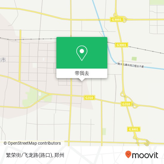 繁荣街/飞龙路(路口)地图