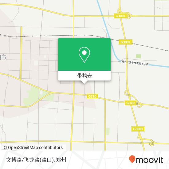 文博路/飞龙路(路口)地图